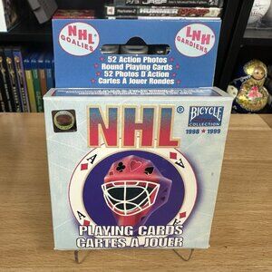 1998-99 Bicycle NHL Hockey Aces Goalies Playing Cards (54) Roy, Brodeur